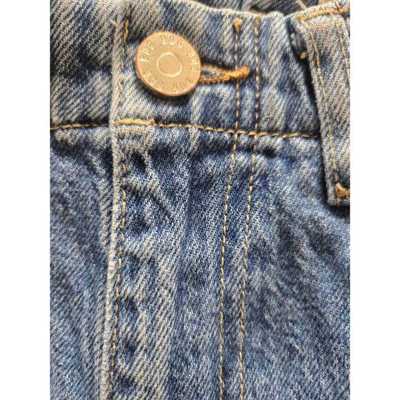 Urban Outfitters BDG Mid Rise Wide Leg Jeans Lace Up Denim Sz 26 X 32 Y2K - Picture 9 of 16
